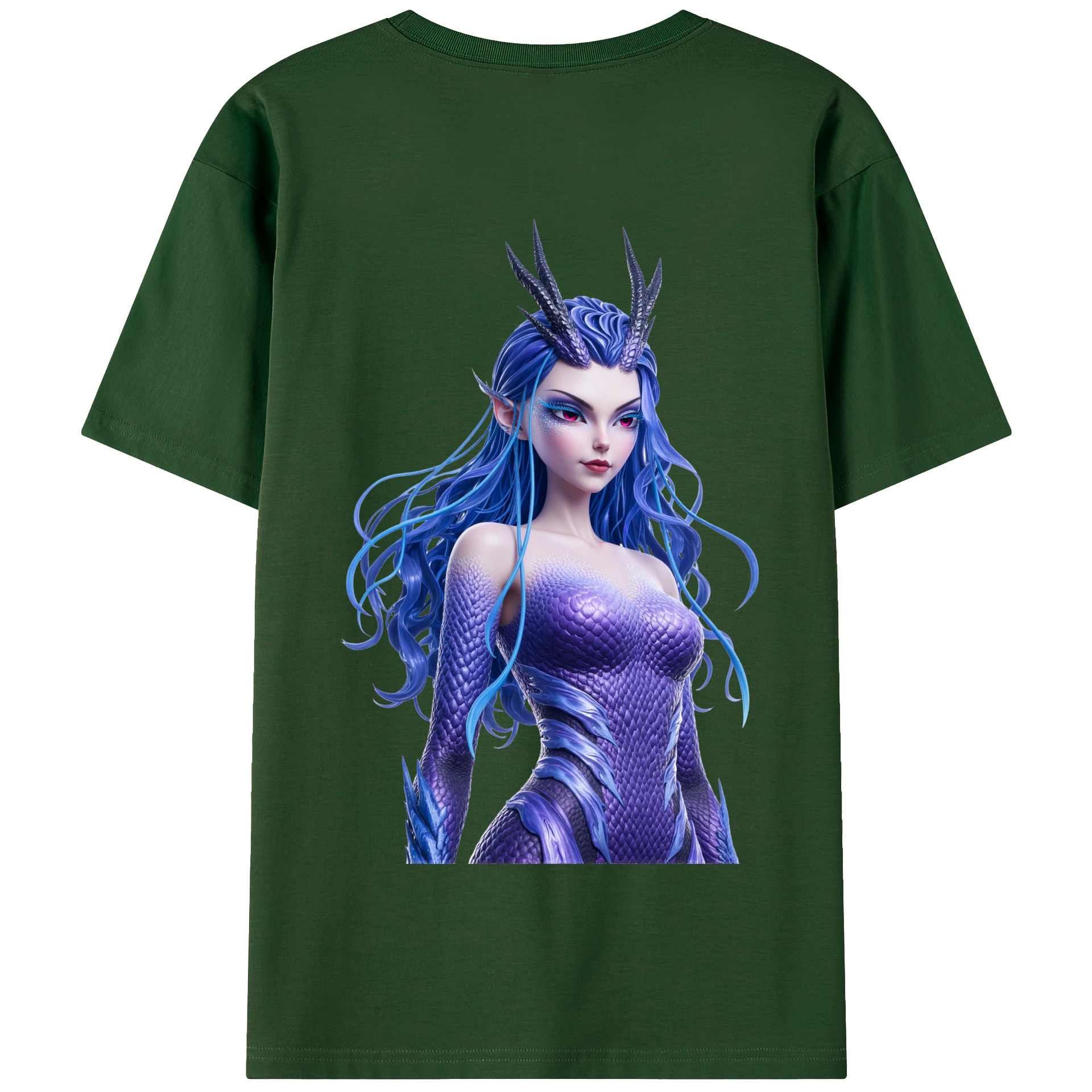 （画像用） Ne Zha 2 ナタ 魔童の大暴れ 綿100％半袖Tシャツ（背面プリント）